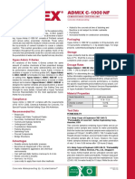 Xypex Admix C-1000NF Datasheet