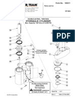 Hydraulic Cylinder: Parts List For