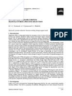 Key Process Variable Driven Manufacturing Process Selection: M. S. C. Tuckwood, A. P. Conway and R. I. Whitfield