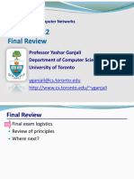 H22 CSC458 - Final Review