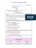 Orações Subordinadas Adjetivas Relativas Restritivas e Explicativas Soluções