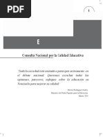 Consulta Nacional Por La Calidad Educativa: Instructivo Directores de Escuelas y Liceos