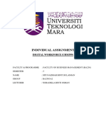 INDIVIDUAL ASSIGNMENT 1 (Ubm599)