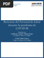 Bienestar Del Personal de Salud Durante Pandemia de COVID-19 PDF