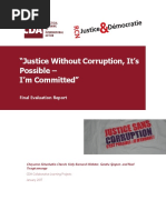 Justice Without Corruption Final Report 2017 PDF