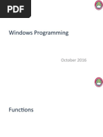 Windows Programming: October 2016