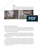 Protection of PV System: Differences Between MCB and RCCB