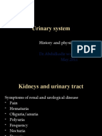 Urinary System: History and Physical Exam