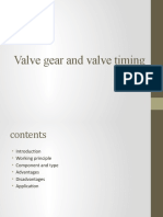 Valve Gear and Valve Timing