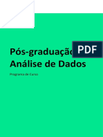 Programa de Curso Pós-Graduação em Análise de Dados-1