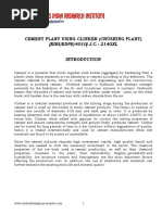 Project Report On Cement Plant Using Clinker (Crushing Plant)