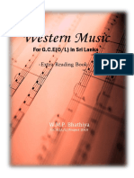 Western Music Extra Reading Book For OLevel Students in Sri Lanka