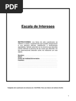 Escala de Intereses