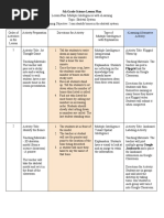 5th Grade Science Lesson Plan - Portfolio