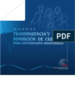 Manual de Transparencia y Rendición de Cuentas