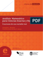 Análisis Matemático para Ciencias Exactas PDF