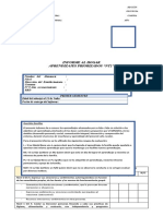 Informe Al Hogar, Aprendizajes Priorizados.