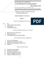 Eacj Rules of Procedure 2019