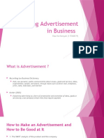 Creating Advertisement in Business