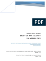 Study of Ipv6 Security Vulnerabilities: Created By: Amol Rawal, Sathyanarayhana Gopal, Rohan Kamat, Carlos E Caicedo