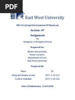 East West University: Section-07 Assignment