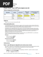 10.2.6 Packet Tracer - Use LLDP To Map A Network