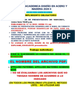 Tarea Academica Diseño en Acero y Madera 2020 Ii Ex Fin