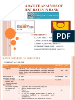 Comparative Analysis of Interest Rates in Bank