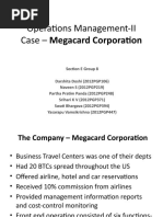 Operations Management-II Case - Megacard Corporation