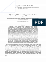 Astrand,: Myohemoglobin Oxygen-Store in Man