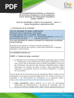 Guia de Actividades y Rúbrica de Evaluación - Tarea 2 - Datos Geográficos y Aplicativos SIG