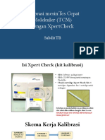 Kalibrasi Mesin Tes Cepat Molekuler (TCM)