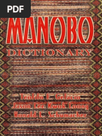 Manobo Dictionary of Manobo As Spoken in The Agusan River Valley and The Diwata Mountain Range (PDFDrive)