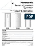 Operating Instructions Refrigerator: Model No