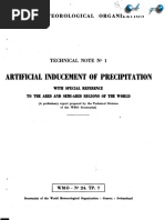 Artificial Inducement of Precipitation: 111eteorological Organila.L