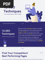 12 SEO Techniques