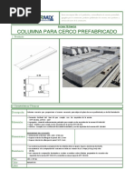 Ficha Tecnica - Postes Cerco Prefabricado