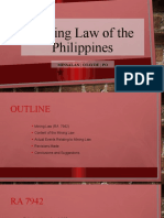 MINING LAW of The Philippines