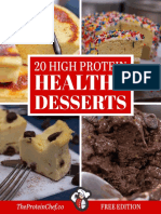 20 High Protein Healthy Desserts by The Protein Chef