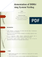 Implementation of DDR4 Using System Verilog: Guide