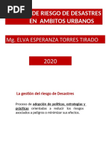 Gestion de Riesgo de Desastres en Ambito Urbana