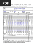 GR&R Variable October 2019 Check - As Found