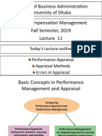 Institute of Business Administration University of Dhaka H601: Compensation Management Fall Semester, 2019