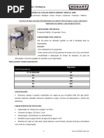 Especificação Técnica: Lavadora de Louças Marca Hobart Modelo Amb