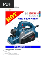 Bosch GHO 6500 Planer