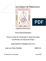 Cuestionario U3 (Guías de Onda) - José Luis Pérez Santillán