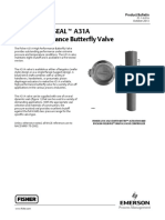 Fisherr Posi-Sealt A31A High-Performance Butterfly Valve