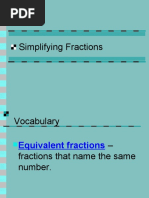 Reducing Fractions