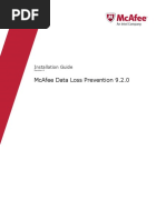 Mcafee Data Loss Prevention 9.2.0: Installation Guide