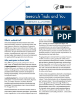 Clinical Research Trials and You: Questions & Answers